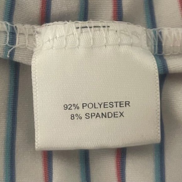 Peter Millar Mens Summer Comfort Short Sleeve Striped Polo Size L Preppy Golf - Picture 7 of 8